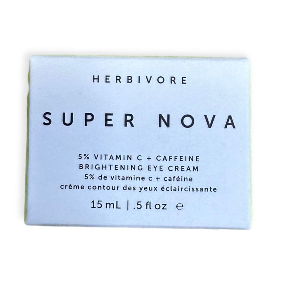 Herbivore Super Nova 5% Vitamin C + Caffeine Brightening Eye Cream 15ml NWT/NIB